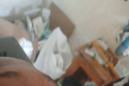 A wounded Amotekun Personnel
